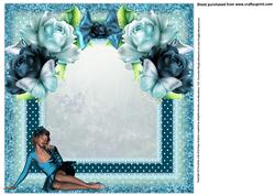 Insert to Compliment She Wore a Blue Rose