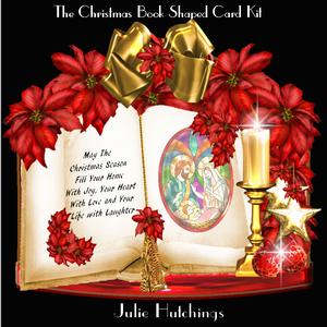 Beautiful Christmas Book Shaped Card Kit
