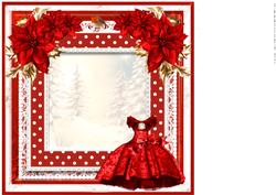 Insert to Compliment the Red Christmas Dress