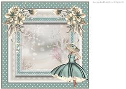 Insert to Compliment Polka Teal Dress