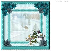 Insert to Compliment the Snowman