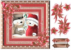 The Snowman Couple Topper