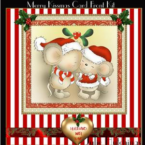Merry Kissmas Card Front Kit