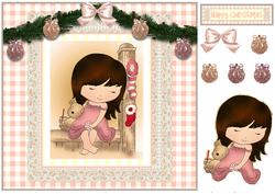 Cute Waiting for Santa Quick Topper