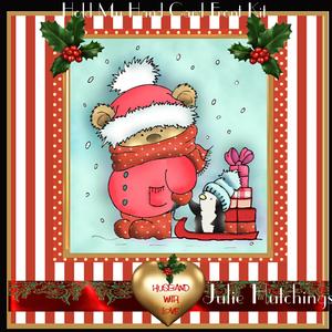 Cute Hold My Hand Card Front Kit