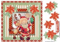 The Santa Christmas Selfie Topper