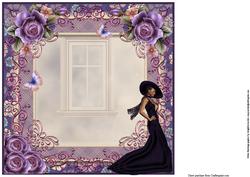 Insert to Compliment Elegance in Purple