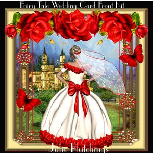 A Fairy Tale Wedding Card Front Kit