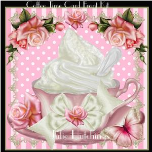 Coffee Break Card Front Kit