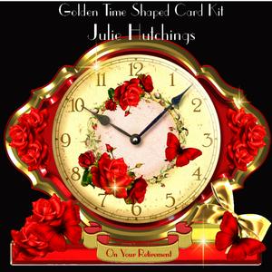 Golden Times Shaped Card Kit