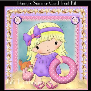 Penny's Summer Card Front Kit