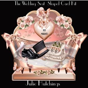 Beautiful the Wedding Seat Shaped Card Kit