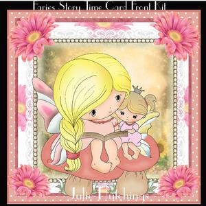 Fairies Story Time Card Front Kit