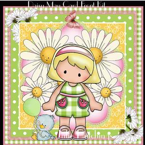Cute Daisy May Card Front Kit