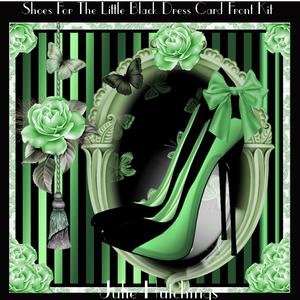 Shoes for the Little Black Dress Card Front Kit