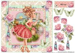 Pretty Little Things Topper with Decoupage