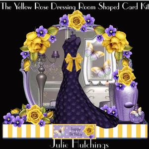 The Yellow Rose Dressing Room Shaped Card Kit