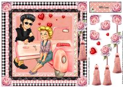 Love at First Sight Card Topper
