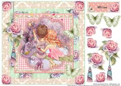 Fairy Love 8x8 Topper