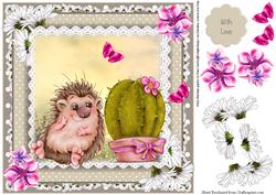 The Perfect Match Cute Card Topper