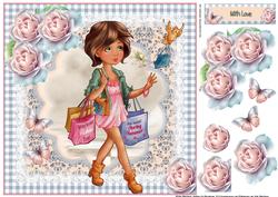 Spring Shopping! Card Topper