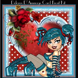 Beautiful Delores D'ammage Card Front Kit
