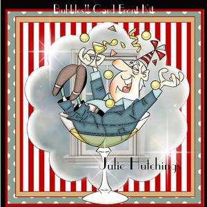 Bubbles Card Front Kit