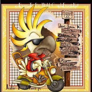 Born to Be Wild! Card Front Kit