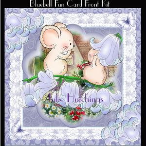 Bluebell Fun Card Front Kit