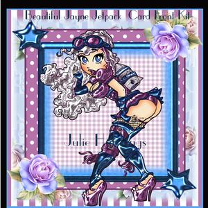 Beautiful Jayne Jetpack Card Front Kit