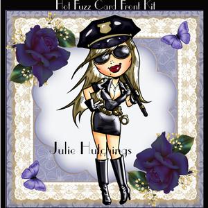 Hot Fuzz Gorgeous Card Front Kit