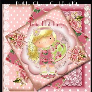 Cute Birthday Choccies Card Front Kit