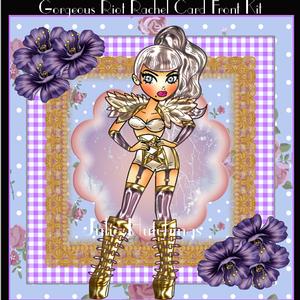 Gorgeous Riot Rachel Card Front Kit