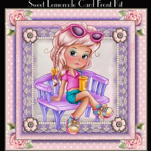 Sweet Lemonade Card Front Kit