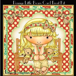 Penny's Little Bears Card Front Kit