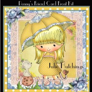 Penny's Friend Card Front Kit