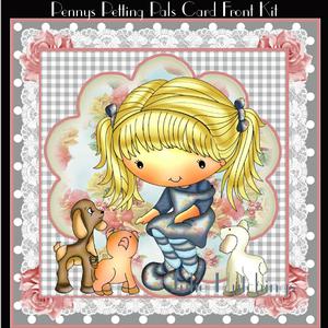 Penny's Petting Pals Card Front Kit