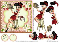 Retro Selfie Card Topper