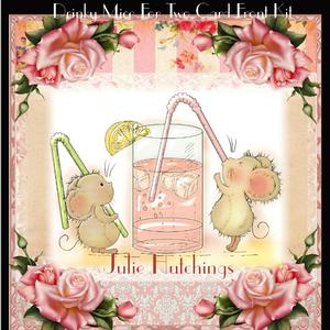 Drinky Time for Two Card Front Kit