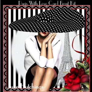 Paris with Love Card Front Kit