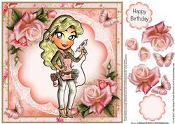Craft Star Card Topper 8x8