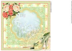 Insert to Compliment the Green Rose Shoes