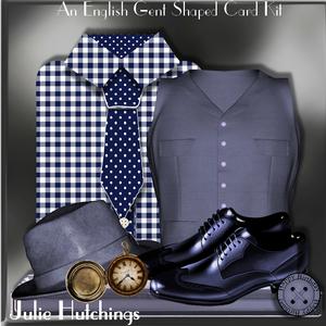 An English Gent Shaped Card Kit