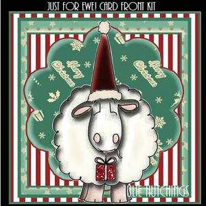Just for Ewe! Christmas Card Front Kit