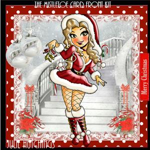The Mistletoe Card Front Kit