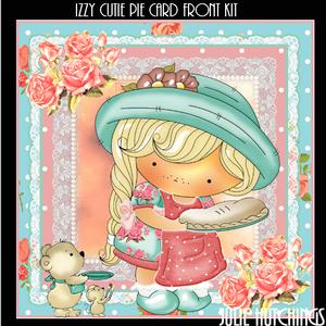 Izzy Cutie Pie Card Front Kit