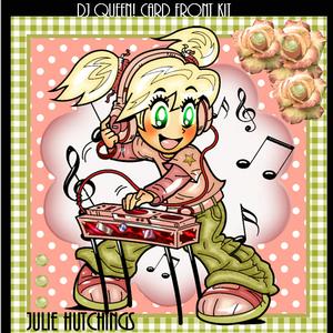 Dj Queen Card Front Kit