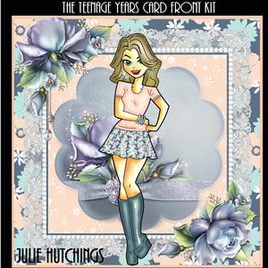 The Teenage Years Card Front Kit