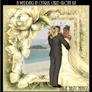 A Wedding Abroad Card Front Kit