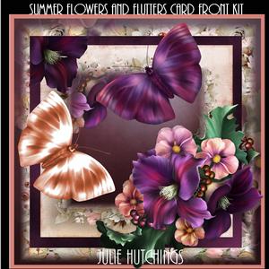 Summer Flora and Flutters Card Front Kit